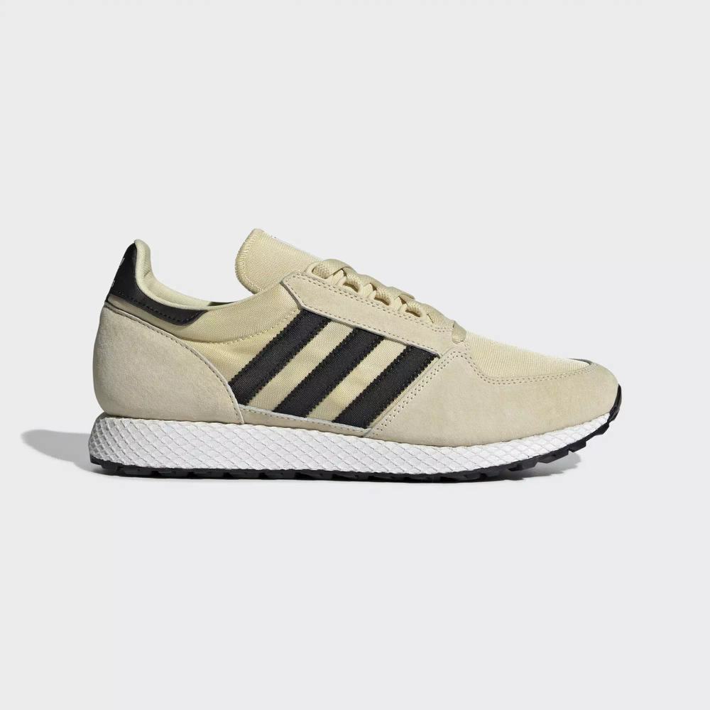 Adidas Forest Grove Tenis Amarillos Para Hombre (MX-84569)